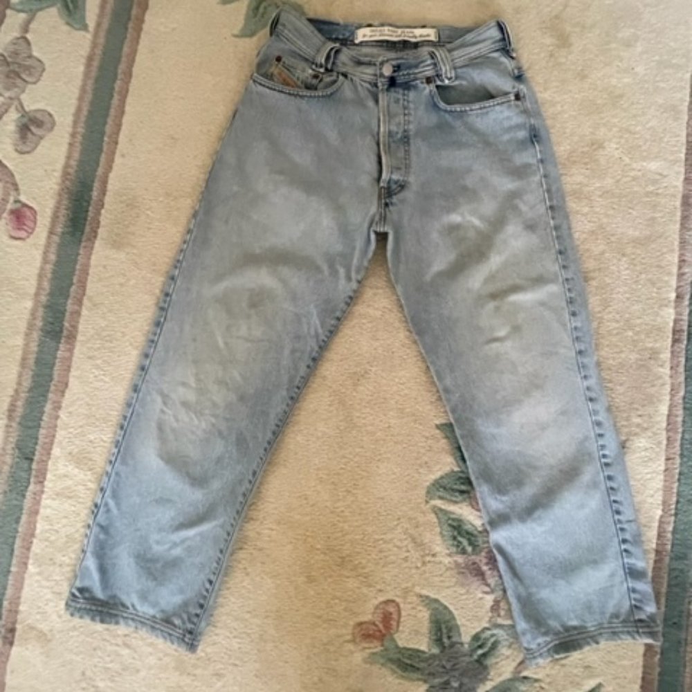 Deisel Jeans Waist 30" Inseam 26" Rise 11" Original Made in France New Price